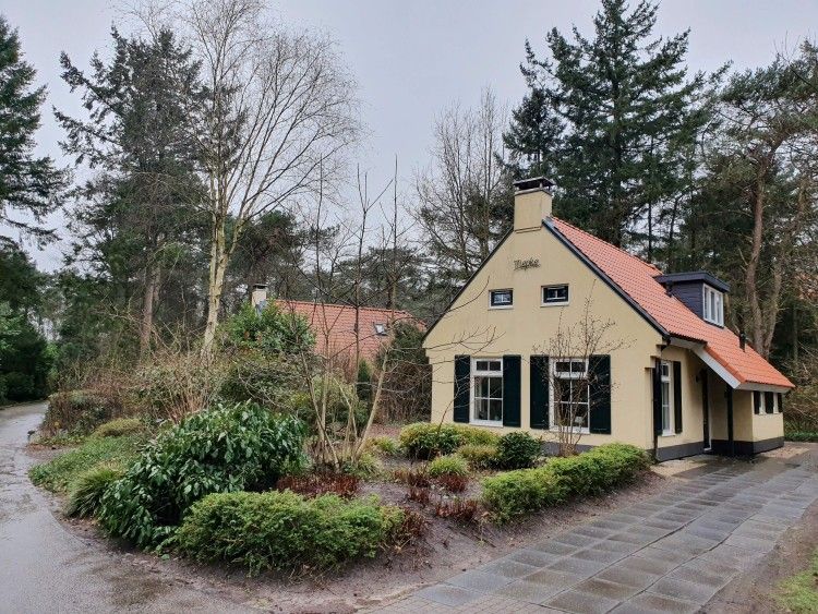 Vakantiehuis Mepke in Diever, Drenthe omringd door natuur en groen, ideaal voor een ontspannen verblijf.