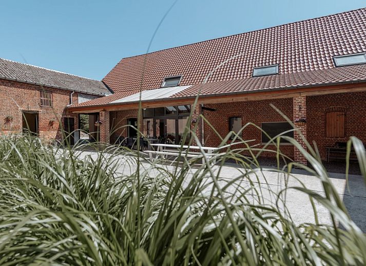 Moderne Kueche im Ferienhaus De Bronne, Flaemische Ardennen, Ostflandern, ausgestattet mit allen Annehmlichkeiten.