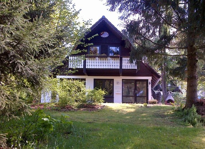 Ekkie's Ecke vakantiehuis in het groene Frankenau, Hessen, omringd door natuur.