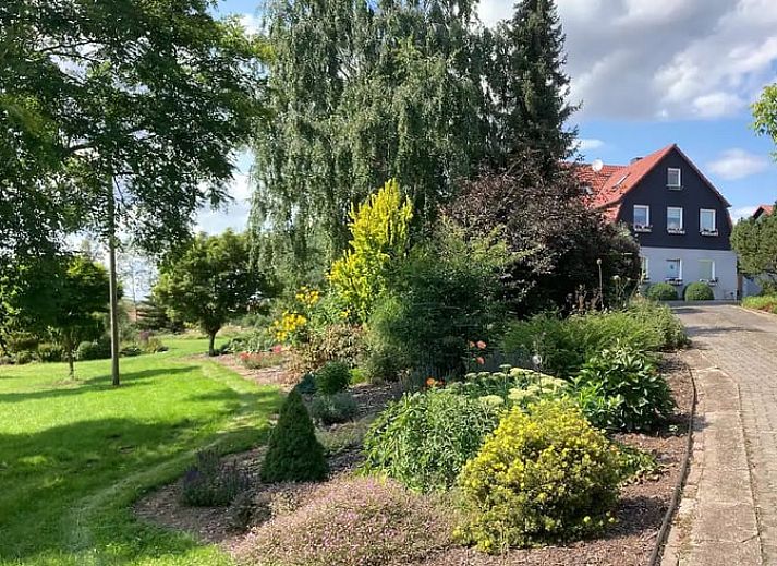 Vakantiehuis in Leinefelde-Worbis, Thuringen met prachtige tuin en groene omgeving.
