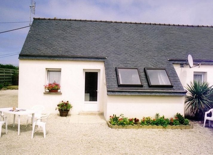 Geniet van het zandstrand bij Hent ar Mor, een vakantiehuis in Landeda, Bretagne, op slechts 100 meter van de zee.