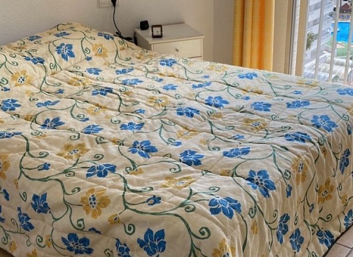 Uitzicht vanaf Appartement Xenia in Calpe met zee en bergen, Costa Blanca, Spanje.