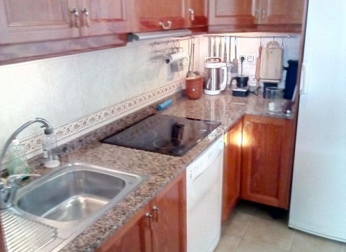 Gezellige woonkamer van Casa de nosotros in Orihuela Costa-Villamartn, vakantiehuis aan de Costa Blanca, Spanje.