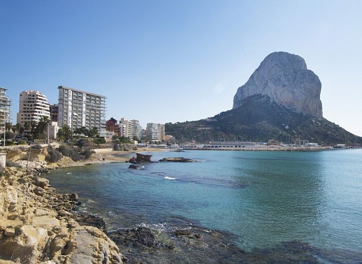 Moderne keuken in El Mirador de Calpe appartement, gelegen aan de Costa Blanca, Spanje.