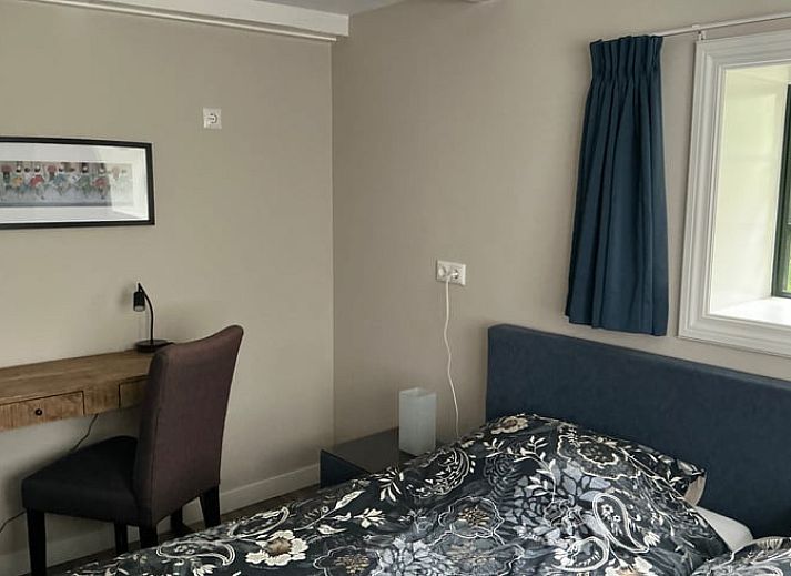 Charmante boerderij-gevel van Vakantiehuis in Nijemirdum, Friese bossen, Friesland.