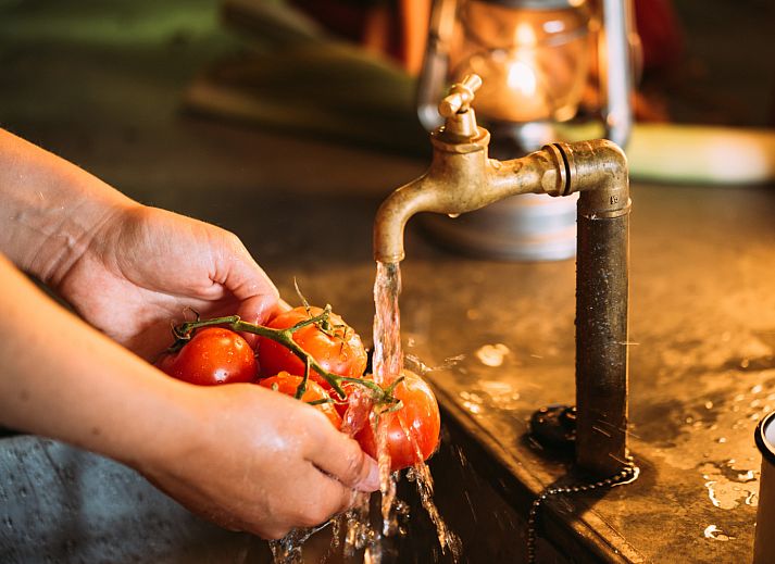 Verblijf 280805 - Tenthuis Rivierengebied - Tenthuisje met warme privédouche naast de tent met Hottub
