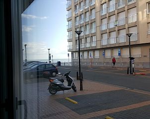 Uitzicht op zee vanaf Aan't zeetje - Westende vakantieappartement in West-Vlaanderen, Belgi.