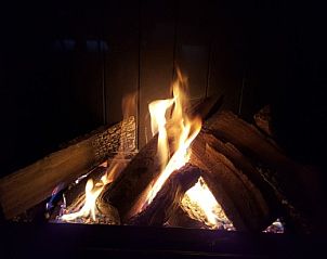 Sfeervolle open haard in Aan't zeetje - Westende vakantieappartement, West-Vlaanderen, Belgi.