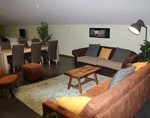 Comfortabele zithoek in Witte Hoef vakantiehuis, Schaffen, Vlaams-Brabant, Belgi.