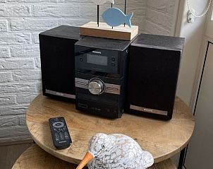 Details van de inrichting in vakantiehuis Helma, Ballum, Ameland met maritieme decoratie.