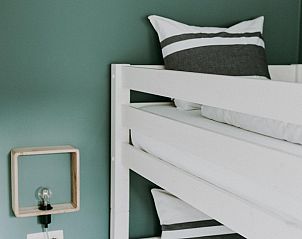 Comfortabele stapelbedden in kinderkamer van Charmeverblijf Juliette, vakantiehuis in Kasterlee.