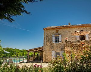 Discover Maison Girou Haut, a charming vacation home in Montcabrier, Midi-Pyrenees, with an inviting terrace and beautiful views of nature.