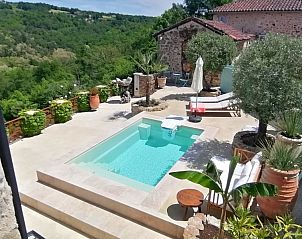 Unterkunft 04950169 - Ferienhaus Midi-Pyrenees - Lodge 144 met jetstream pool voor 2 pers.