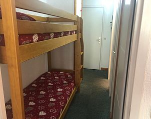 Gezellige stapelbedden in Studio confort  Tignes Val Claret, ideaal voor een comfortabel verblijf in de Franse Alpen.