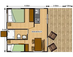 Verblijf 05069807 - Tenthuis Rhone-Alphes - Safaritent incl. Sanitair