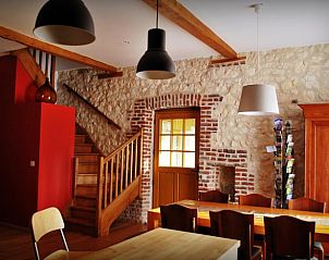 Gezellige binnenruimte van Huisje in Mont Saint Eloi, vakantiehuis in Mont-Saint-loi, Nord / Pas de Calais, Frankrijk.