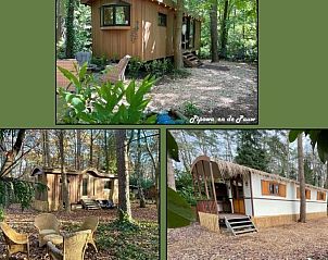 Verblijf 056609 - Bijzondere overnachtingen Limburg - Romantische pipowagen in het bos nabij Maastricht met 2 slaa