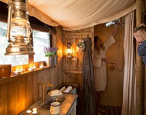 Unterkunft 06519002 - Zelthaus England - Tenthuisje met warme privédouche in de tent