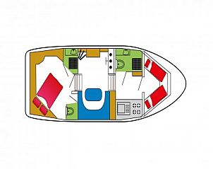 Verblijf 080109 - Boot Fluessen - Daniëlle Morrakruiser 1250 