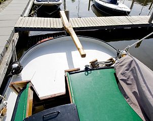 Bovendek van de Houvol in Gaastmeer, biedt uitzicht op de aangemeerde boten aan de Friese meren.