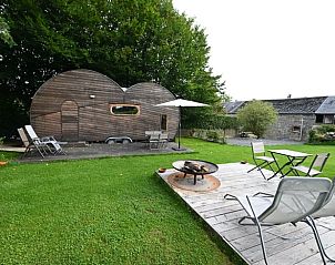 Ferienhaus in Man mit Terrasse in der grnen Umgebung der Ardennen, Namur, Belgien.