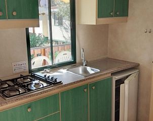 Modern kitchen in Toscachalets, a vacation home in Viareggio, Tuscany. Enjoy comfort and functionality during your stay.