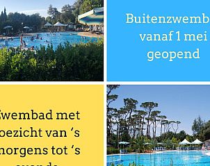 Geniet van het zwembad bij Campingchalet Toscane, perfect voor ontspanning in Viareggio, Toscane vlakbij de zee.