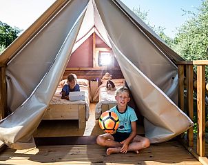 Cozy children's room in Air Dreamer 3 tent house, Cavriglia, Tuscany. Perfect for an adventurous family vacation.