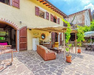 Enjoy the terrace of Holiday Home in Mulazzo, located in picturesque Tuscany, Italy.