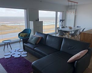 Moderne keuken in www.frontaalzeezicht.com appartement, gelegen in Middelkerke bad, Belgische kust.