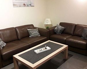 Gezellige woonkamer in Duinevlindertje.be vakantiehuis, Koksijde Oostduinkerke, Belgische kust.