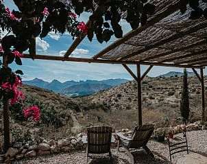 Geniet van het panoramische uitzicht vanaf het terras van Can Elisa - Appartement Almendra in Tarbena, Costa Blanca, Spanje.