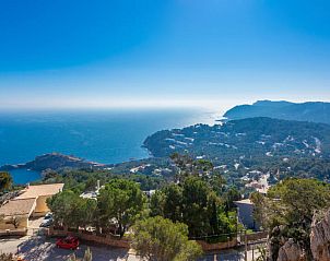Breathtaking views from Villa Cova del Bisbe in Tamariu, Costa Brava, vacation home with sea and nature.