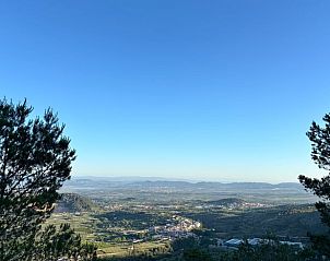 Adembenemend uitzicht vanaf Vakantiehuis in Salem, gelegen in het schilderachtige Costa de Valencia, Spanje.