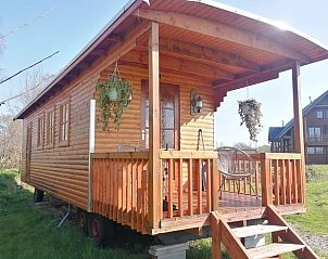 Charming porch of Cottage in Wapserveen, ideal for a relaxing stay in Southwest Drenthe.