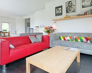 Stylish sitting area in Holiday home in Hollandscheveld, ideal for relaxation in Drenthe.