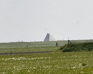 Ver uitzicht over velden vanuit Vakantiehuis in Nijemirdum, Friesland