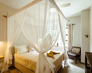 Luxurises Schlafzimmer in Ons Blyplek, Marloth Park, Ferienhaus in der Nhe des Krgerparks, Sdafrika.