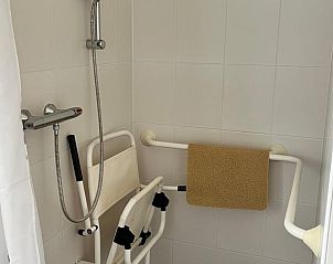 Comfortabele badkamer met douche in Vakantiehuisje in Driel.