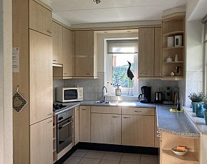 Volledig uitgeruste keuken in www.vakantiebungalow-epe.nl in Epe, Veluwe met moderne apparatuur.