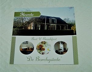 Promotiefolder van Borchgstede bed and breakfast in Heerde, Veluwe.