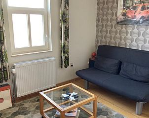 Comfortable seating area in Holiday Home in Melick, Limburg with modern furnishings and plenty of natural light.