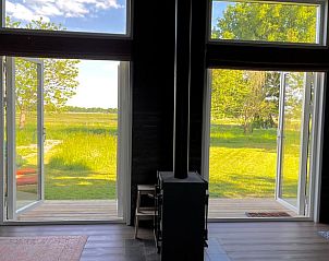 Panoramablick vom Ferienhaus in Heijen, Nord-Limburg auf grne Felder und Natur.