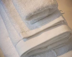 Frische Handtcher im Cottage in Heijen, Ferienunterkunft in Nord-Limburg.