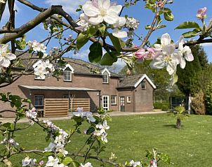 Bloeiende tuin bij De Zegelskol vakantiehuis in Heijenrath, Zuid Limburg.