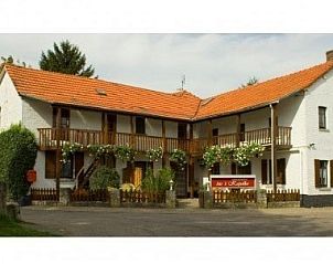 Vooraanzicht van bie 't kapelke, charmant vakantiehuis in Heijenrath, Zuid Limburg.