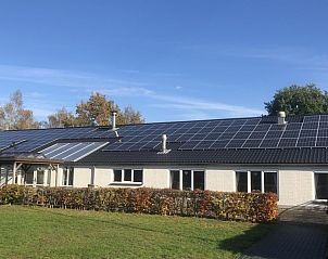 Duurzaam vakantiehuis met zonnepanelen bij Landgoed de Biestheuvel in Hoogeloon, Kempen, Noord Brabant.