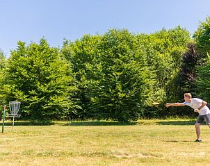 Disc golf in de groene omgeving van Landgoed de Biestheuvel in Hoogeloon, sportieve ontspanning in de Kempen.