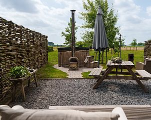 NB134 vakantiehuis met hot tub in groene setting, Uitwijk, Hart van Brabant.