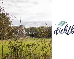 Pittoresk uitzicht op molen nabij Vakantiehuisje in Rucphen, Noord Brabant.